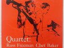 CHET BAKER QUARTET: RUSS FREEMAN CHET BAKER PACIFIC JAZZ PJ1232 JAPAN VINYL LP