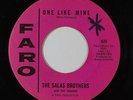 Sweet Soul 45 SALAS BROTHERS One Like Mine/Donde Esta Santa Claus? on Faro