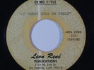 Soul Funk 45 UNKNOWN If Money Grew On Trees/One Day In Heaven test pressing