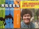 2 Monkees 45 rpm Picture Sleeves Only Colgems 1970 OH MY MY /MAN DREAM