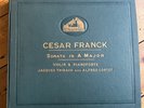 DB 1347-50 Franck Violin Sonata Jaques Thibaud Alfred Cortot 4 x 78 rpm