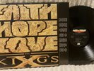 HEAVY METAL HARD ROCK LP  - KINGS X - FAITH HOPE LOVE   1990 MEGAFORCE