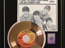THE BEATLES GOLD RECORD I WANT TO HOLD YOUR HAND 45 RPM NON RIAA AWARD RARE