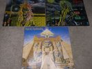 Original 1980s Iron Maiden Self Titled Killers Power Slave LP Vinyl Record Lot
