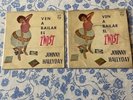45 tours johnny hallyday/VEN A BAILAR EL TWIST / NOIR ET ROSE 2 EXEMPLAIRES ++++