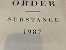 New Order - Substance 1987 VG+ / EX double LP vinyl - FACT200 - early pressing