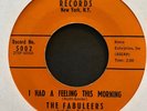 The Fabuleers 1959 Doo Wop 45 on Kenco   I Had A Feeling This Morning   Hear