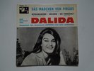 Dalida. RARE EP.  Chante en allemand. Däs madchen von Piräus + 3. Avec languette