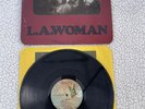 the DOORS LA Woman 1971 Die Cut window Psych VG+/VG+ embossed A1/B2