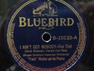 BLUEBIRD B-10133 78 rpm FATS WALLER pre-war jazz EE+
