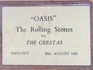 Rolling Stones Tickets Oasis 63, Oxford 64, Palace Ballroom 64, Bradford 64