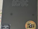AC/DC Back in Black 50th Anniv. Edition New Black & White Swirl Vinyl Mispress