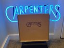 VINTAGE RARE THE CARPENTERS MUSIC STORE DISPLAY NEON LIGHT SIGN PROMO LP RECORD