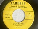 WEST COAST DOOWOP-JAGUARS-I WANTED YOU/ROCK IT, DAVY, ROCK IT 45 RPM Vintage