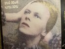 DAVID BOWIE - HUNKY DORY (1971 LP) VERY EARLY UK REPRESS  LYRICS INSERT