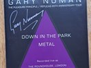 GARY NUMAN - DOWN IN THE PARK / METAL  - SIGNED COLOUR VINYL 7