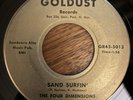 Surf Garage Instro THE FOUR DIMENSIONS Sand Surfin' / I Love You Goldust RARE NM
