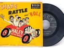 BILL HALEY & THE COMETS - SHAKE RATTLE & ROLL - ROCK EP PICTURE SLEEVE & 45