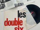 Les Double Six LP Columbia France NEAR MINT COPY Euro Vocal Jazz LP w/ Inserts