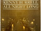 KENNY BURRELL - ALL NIGHT LONG - PRESTIGE 7289 -  YELLOW TINTED LAMINATED COVER