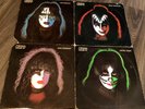 KISS-Solos 1978 record/vinyl-4 piece set-Ace/Gene/Paul-Peter-AUCOIN/CASABLANCA