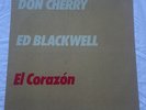 Don Cherry Ed Blackwell EL CORAZON ECM Records Germany 1230 Free Jazz Vinyl EX