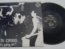 WHITE CROSS . What's Going On . US Press 1983  Zero Degree Records ZD 004 . 1 LP