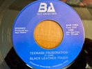 BLACK LEATHER TOUCH -TEENAGE FRUSTRATION -COLUMBUS OHIO ROCK 45  BLUE ASH 178 NM