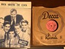 BILL HALEY & THE COMETS ROCK AROUND THE CLOCK 78 RPM  SAMPLE COPY W/SHEET MUSIC