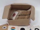 Vintage singles / 45's Large Vinyl Records Bundle In sleeves - Untested Music