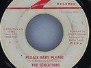 THE SENSATIONS Please Baby Please / Too Shy WAY OUT WLP 920W-5947 VG- 45rpm 7