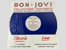 Bon Jovi Vinyl Studio Live Collector’s Edition 12” Blue Rock Music Souvenir Rare