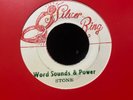 STONE-WORD SOUNDS AND POWER-JAM SILVER RING-EX