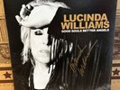 SIGNED Lucinda Williams Good Souls Better Angels Vinyl 2020 NEW PromoPOSTER MINT