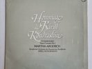 Martha Argerich Hommage à Kirill Kondrashin, LIVE RECORDING / Philips LP