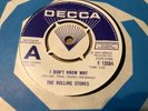 ROLLING STONES- DEMO -DECCA F 13584  I DON'T KNOW WHY /TRY A LITTLE HARDER  EX