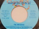 GRAND MASTER FLASH & The Furious Five THE MESSAGE  Sugar Hill   VG+ Promo