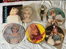 7 X Madonna Rare 90s  Interview Picture Disc , Double Sides. Collectible