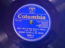 Columbia 2848D Bernie Cummins New Yorkers  WITH A SMILE...  1933 78 rpm E Jazz
