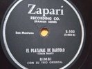 BIMBI CON SU TRIO ORIENTAL - El Platanal De Bartolo/Detrás De La Puerta  78 Rpm
