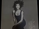 VINTAGE WHITNEY HOUSTON 1987, WHITNEY 12in. VINYL LP , SLEEVE SIGNED , PRE-OWNED