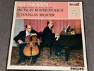 Philips Hi-Fi Stereo 835 182/3 AY ed2 Richter piano Rostropovich cello Beethoven