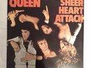 QUEEN Sheer Heart Attack 1974 7E-1026 Vinyl Lp VINTAGE VG+ lyric sleeve