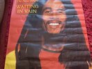 large vintage 1977 bob marley & the wailers waiting in vain poster 60”x40”
