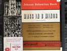 J.S. Bach Mass In B Minor Fritz Lehmann Conducting Berlin Symphony BG-527 2Lp