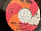 Rare Latin Soul CHOLLO RIVERA Black & Blue/I Could Never Hurt You Girl Cotique