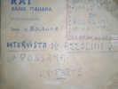 RAI RECORDING BOLOGNA AZZOLINI - OPERA ROSSANA INTERVIEW