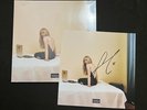 Sabrina Carpenter Emails I Can’t Send Signed Bone Colored Vinyl LP Autograph