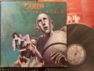 QUEEN News of the World LP 1977 1ST PRESS w/ LYRIC INNER Vinyl FREDDIE MERCURY
