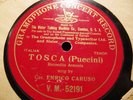 G&T 1904 NY ENRICO CARUSO 1st VICTOR w piano TOSCA Recondita Armonia 52191